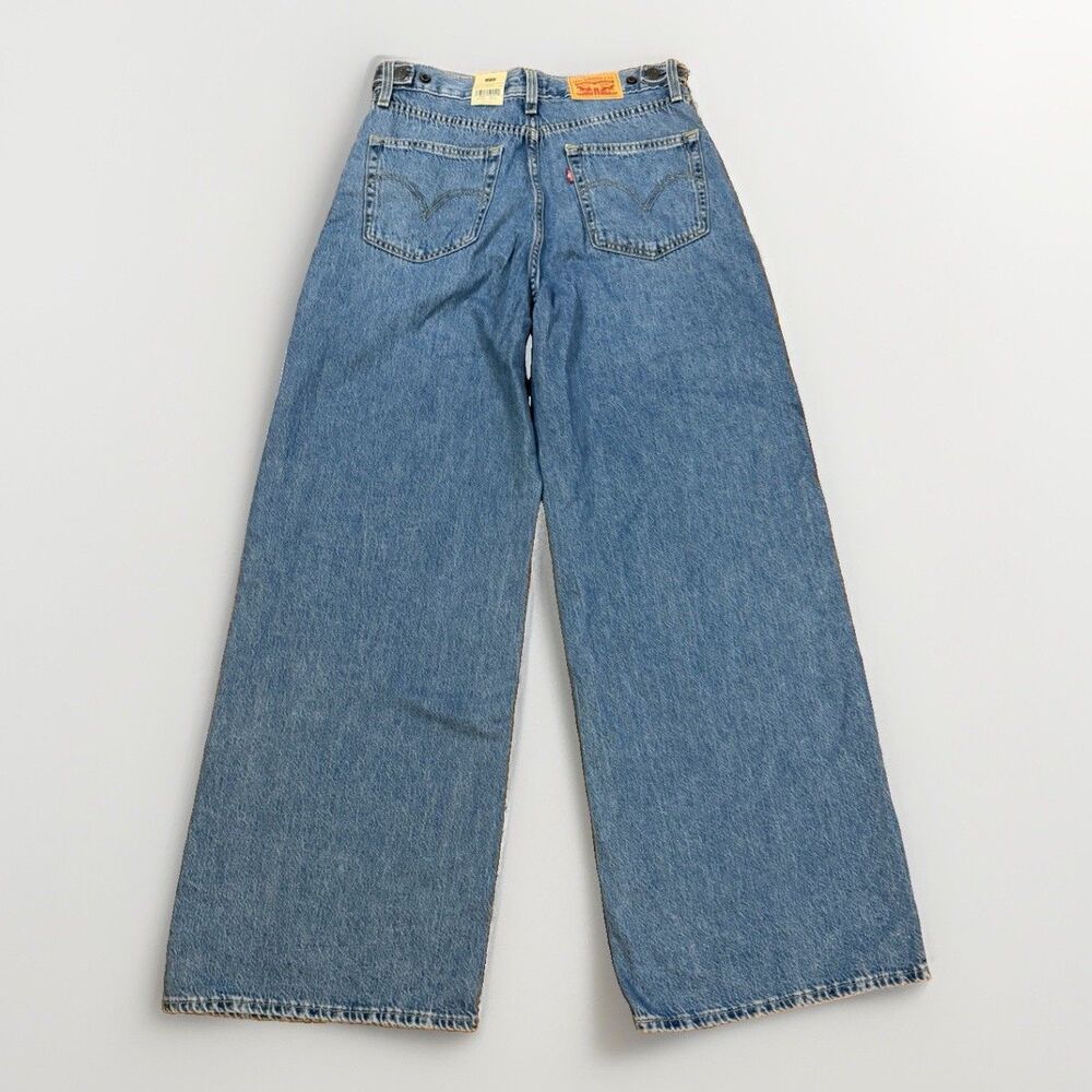 Levi Cinch Barrel Baggy 29x31 High Rise Medium Wash Blue Loose NEW